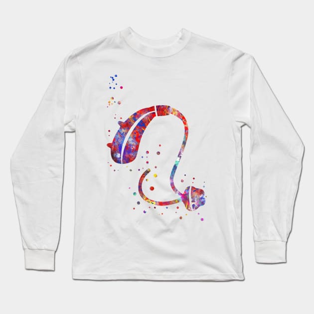 Hearing device Long Sleeve T-Shirt by RosaliArt